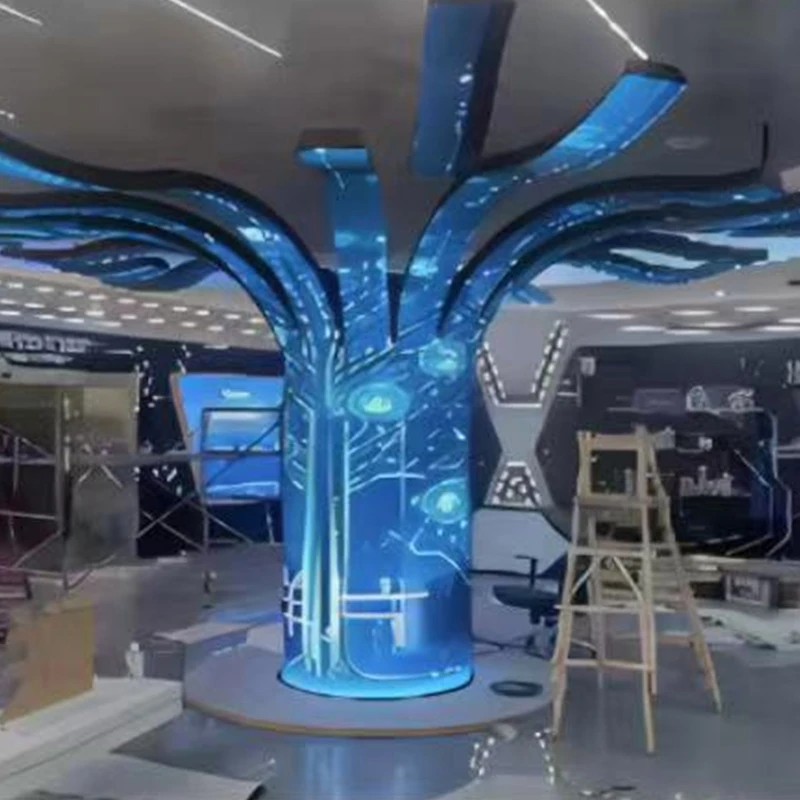 Oregelbunden LED-display